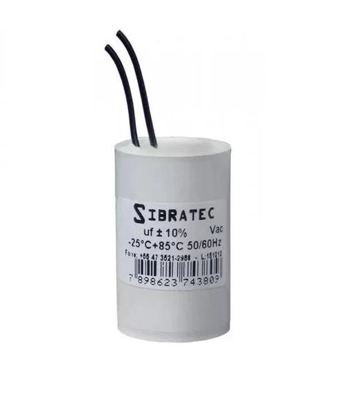 Capacitor permanente com cabo 15,0 uf/250v - SIBRATEC Imagem de Capacitor permanente com cabo 15,0 uf/250v