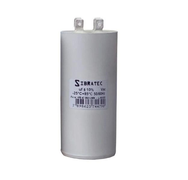 Capacitor permanente com cabo 25,0 uf/440v - SIBRATEC Imagem de Capacitor permanente com cabo 25,0 uf/440v