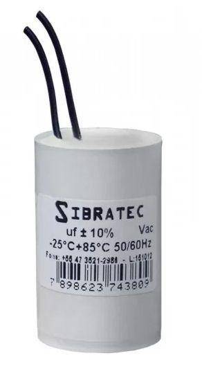 Capacitor permanente com cabo 30,0 uf/250 v - SIBRATEC Imagem de Capacitor permanente com cabo 30,0 uf/250 v