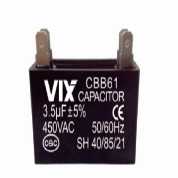 Capacitor Permanente Vix 3.5MF - 450 Volts Imagem de Capacitor Permanente Vix 3.5MF - 450 Volts