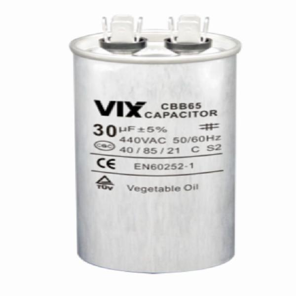 Capacitor Permanente Vix 30MF - 440 Volts Imagem de Capacitor Permanente Vix 30MF - 440 Volts