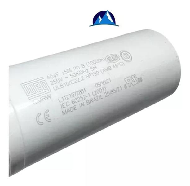 Imagem de Capacitor Permanente Weg 40uf 250v Cmrw P/ Motor