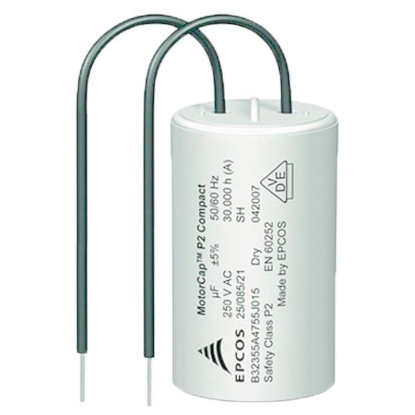 Imagem de Capacitor Polipropileno Para Motor / Ventilador 2 UF MF 250v