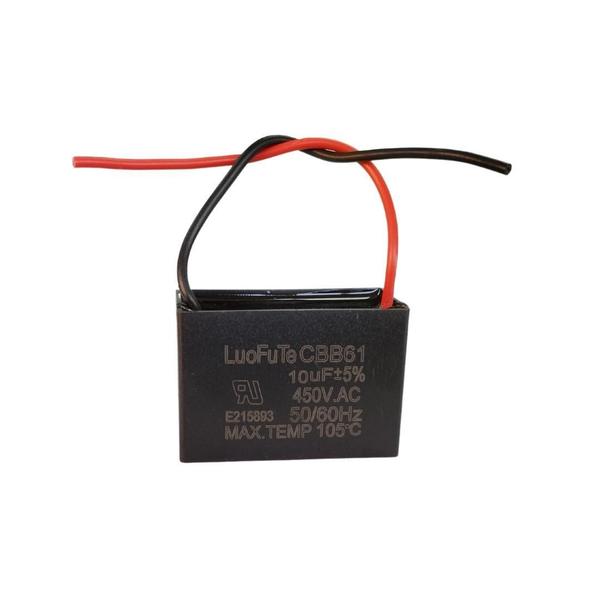 Imagem de Capacitor Quadrado Cap Cbb61 10Uf 450Vac