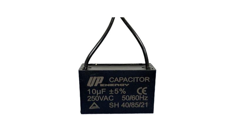 Imagem de Capacitor Quadrado Para Ventilador 2 Fios 10uf 250vac Cbb61