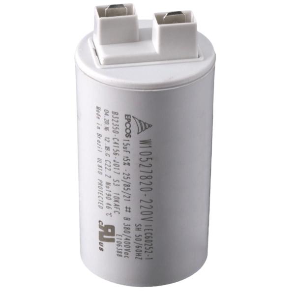 Imagem de Capacitor Universal Lavadora 15Mf 220V W10527820