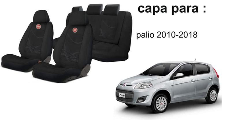 Imagem de Capas Banco Palio '12-'18 + Volante + Chaveiro - Estilo