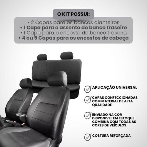 Imagem de Capas Bancos Automotivos Carro Couro Saveiro G7 Robust 2020