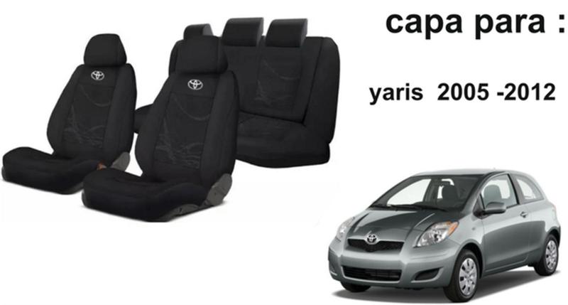 Imagem de Capas Bancos Yaris 05-12 + Volante + Chaveiro