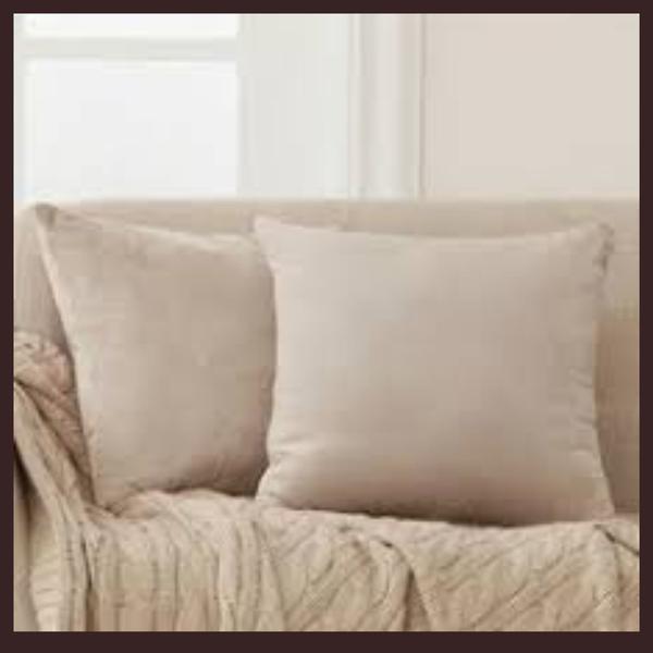 Capas De Almofadas 2 unidades Suede 45cm x 45cm cores - HOME SUSI Imagem de Capas De Almofadas 2 unidades Suede 45cm x 45cm cores