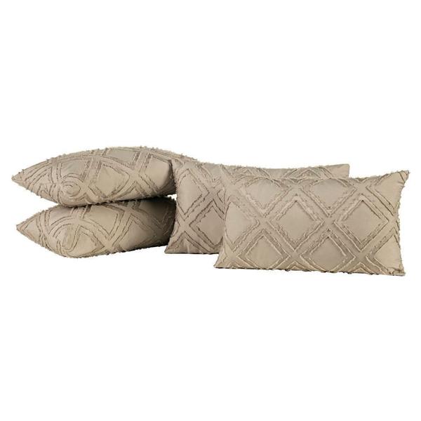 Capas De Almofadas Aveline 60cm x 30cm 04 Peças - Caqui - Bia Enxovais Imagem de Capas De Almofadas Aveline 60cm x 30cm 04 Peças - Caqui