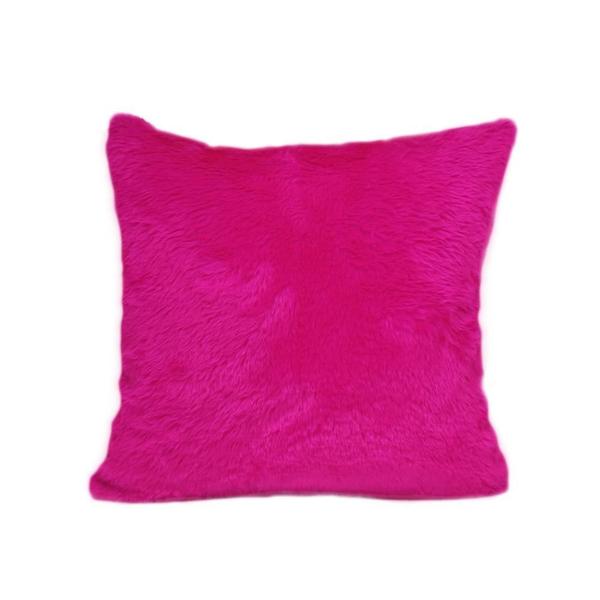 Imagem de Capas De Almofadas De Pelucia Pink Pelo Curto Luxo 40X40