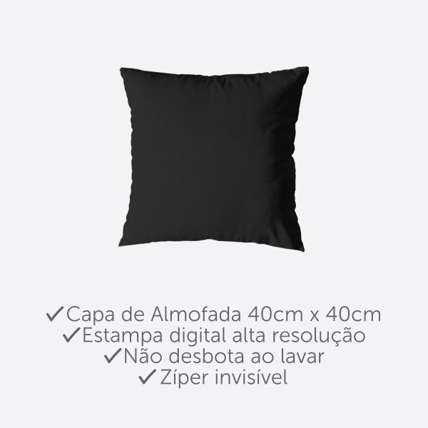 Imagem de Capas de Almofadas Decorativas 40cm x 40cm Emoji Estampadas