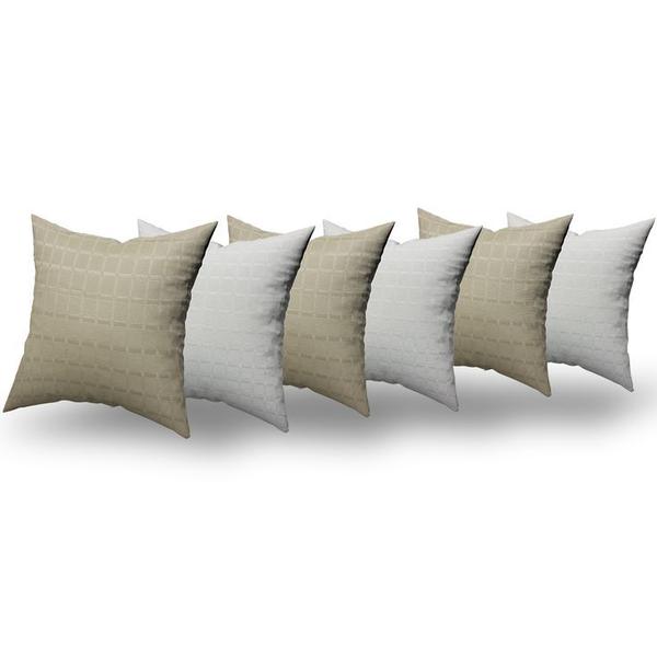 Capas de Almofadas Decorativas 6 Unidades Com Ziper - RT Imagem de Capas de Almofadas Decorativas 6 Unidades Com Ziper