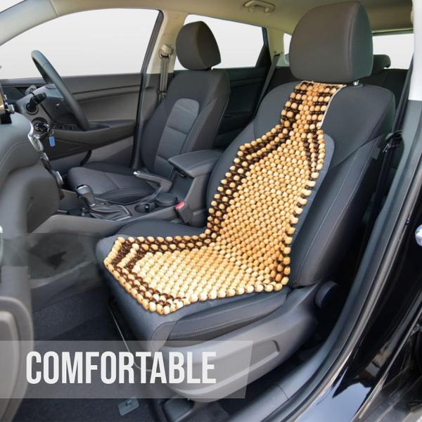 Imagem de Capas de assento Bead Seat Beads Zento para carros, 2 peças