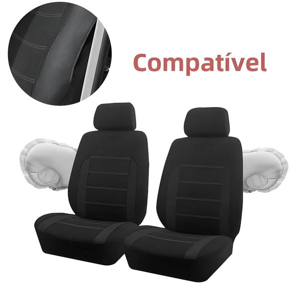 Imagem de Capas De Assento De Carro De Tecido De Ajuste Universal Para SUV Caminhão Van Acessórios Automotivos