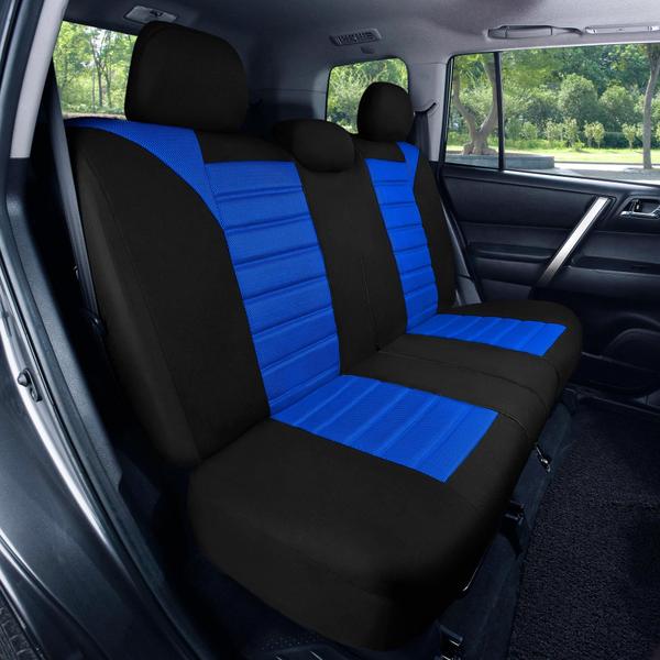 Imagem de Capas de assento de carro FH Group 3D Air Mesh Universal Fit Blue