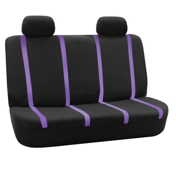 Imagem de Capas de assento de carro FH Group Rear Set Cloth Universal Purple