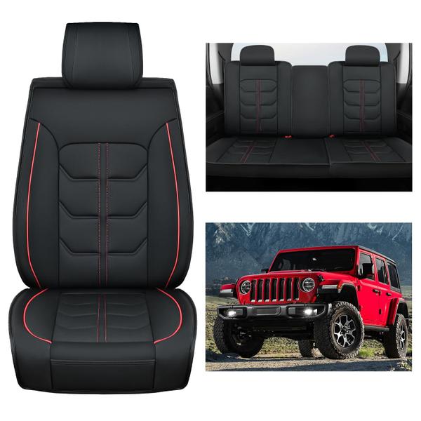 Imagem de Capas de assento de carro Nilight Custom Fit 2007-2024 Jeep Wrangler