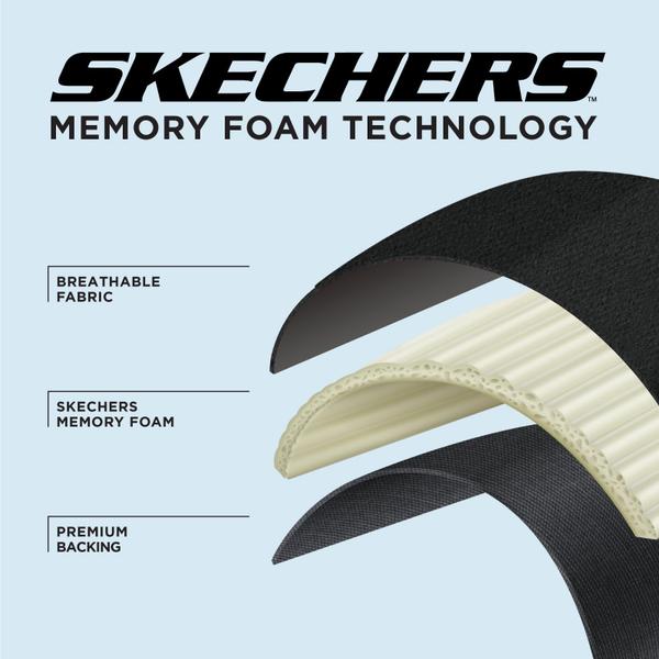 Imagem de Capas de Assento de Carro Skechers Memory Foam - Preta - Compatível com a Maioria dos Carros