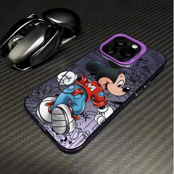 Imagem de Capas de Celular Mickey e Minnie para iPhone 15 Pro Max, 14 Plus, 13, 12, 11 e Outros Modelos