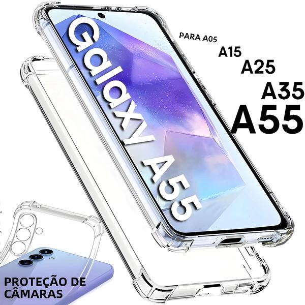 Imagem de Capas de Silicone TPU para Samsung Galaxy A55, A35, A25, A15 e A05 (4G e 5G)