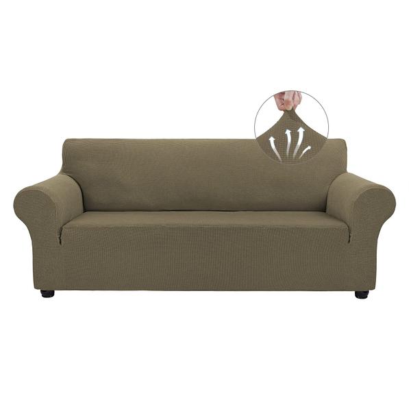 Imagem de Capas de sofá Asnomy Stretch Sofa Slipcovers Sofá com 3 almofadas