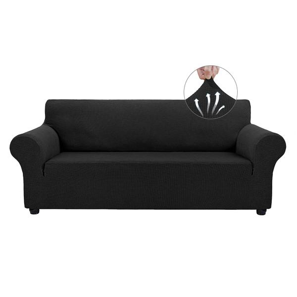 Imagem de Capas de sofá Asnomy Stretch Sofa Slipcovers Sofá com 3 almofadas