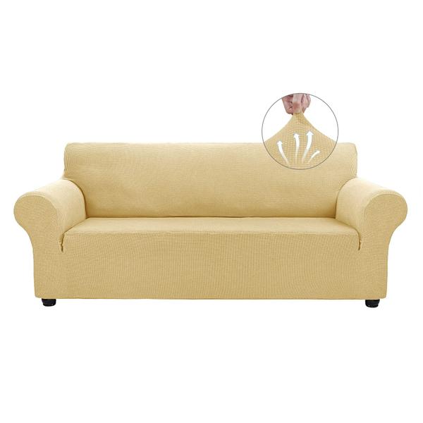 Imagem de Capas de sofá Asnomy Stretch Sofa Slipcovers Sofá com 3 almofadas