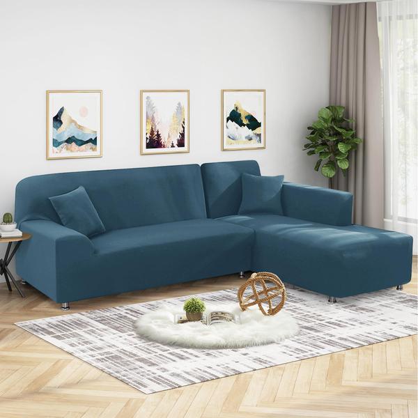 Imagem de Capas de sofá secionais KinCam L Shape Sofa Super Stretch