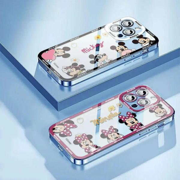 Imagem de Capas de Telefone Mickey e Minnie Mouse para Redmi Note 12/11/10/9/8/7 Pro