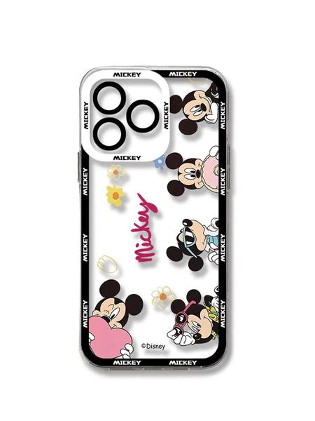 Imagem de Capas de Telefone Mickey e Minnie Mouse para Redmi Note 12/11/10/9/8/7 Pro