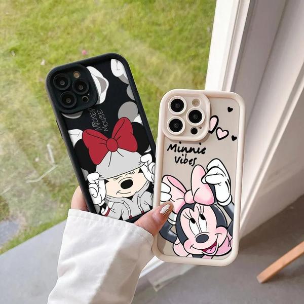 Imagem de Capas de Telefone Mickey e Minnie para Xiaomi Redmi - TPU Macio e Bonito