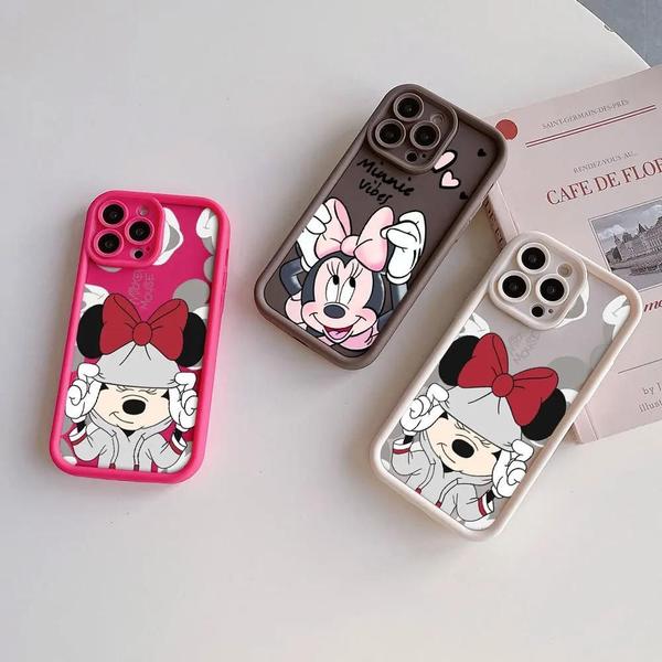 Imagem de Capas de Telefone Mickey e Minnie para Xiaomi Redmi - TPU Macio e Bonito