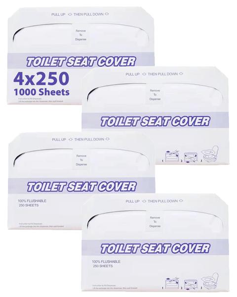 Imagem de Capas descartáveis para assentos sanitários EnBath Premium 1000 Sheets