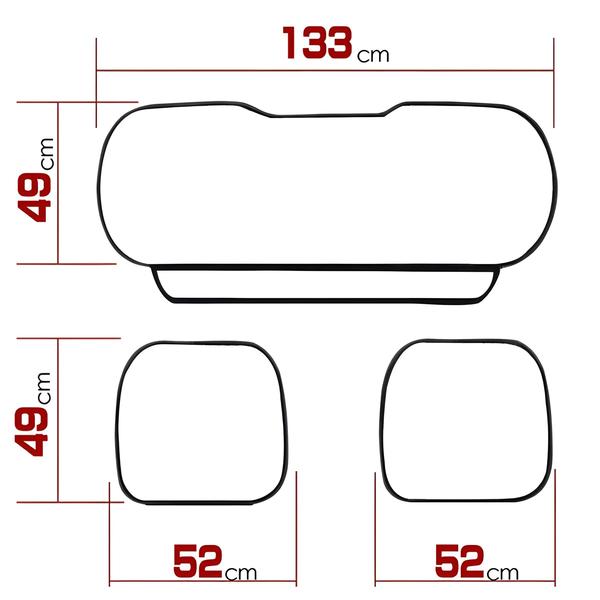 Imagem de Capas Universais de Couro para Assento de Carro - Protetor Interno para Automóveis