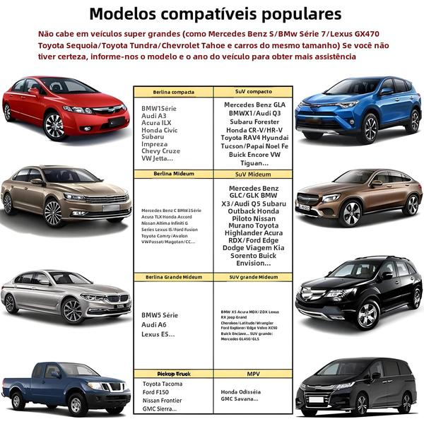 Imagem de Capas Universais de Couro para Assento de Carro - Protetor Interno para Automóveis