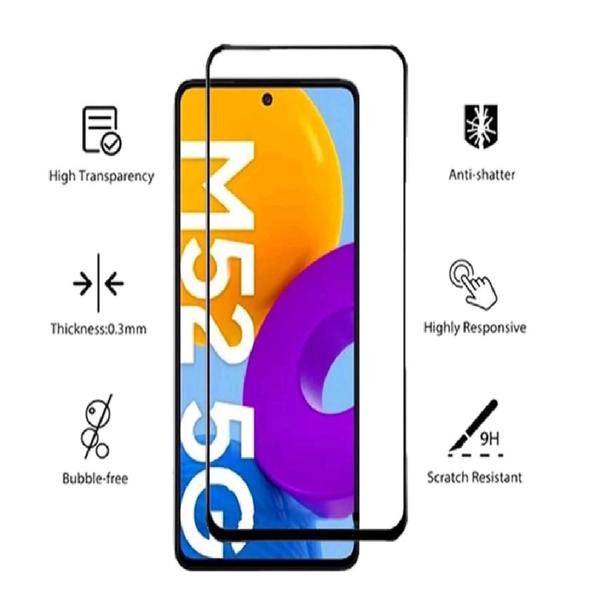 Imagem de Capinha Anti impacto + Película de Vidro 3D Para Samsung Galaxy M52 (5G)