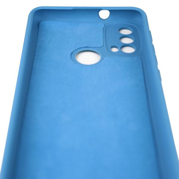 Imagem de Capinha Capa Azul Fosca Lisa Premium Celular compatível Moto E40 6.5 XT2159 - Cell In Power25