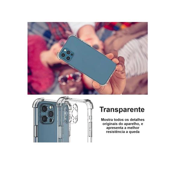 Imagem de Capinha Capa Case Anti Impacto + Película Ceramica 9d Compativel com iPhone 16