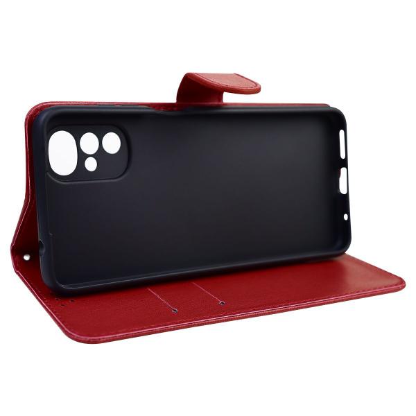 Imagem de Capinha Capa De Celular Carteira Moto G22 XT2231 6.5 Vermelha - Cell In Power25