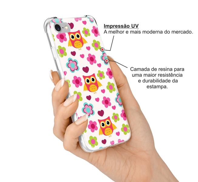 Imagem de Capinha Capa para celular A32 Samsung Galaxy A32 (6.4.") - Coruja Corujinha Feminina OWL4