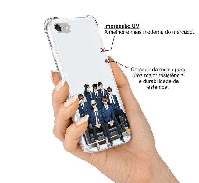 Imagem de Capinha Capa para celular Iphone 8 PLUS (5.5") - BTS Bangtan Boys Kpop BTS3