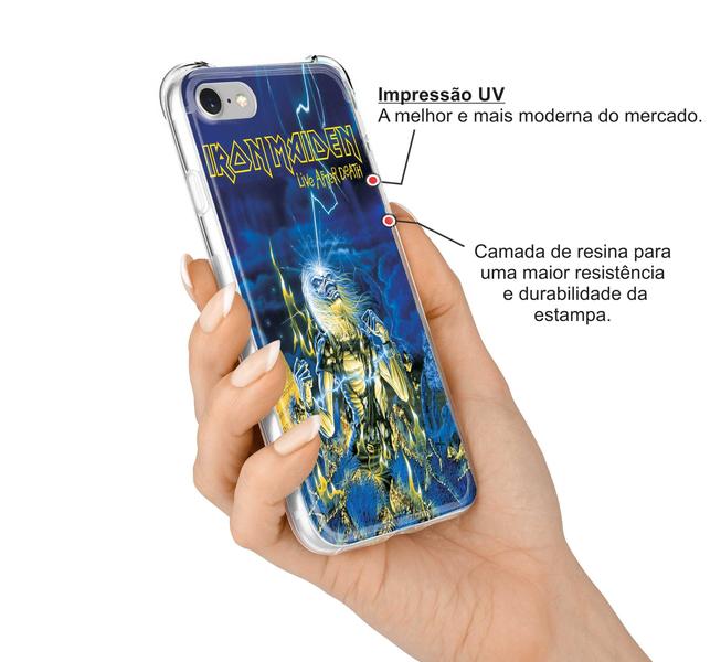 Imagem de Capinha Capa para celular Motorola Moto G32 G42 G52 G82 G200 Iron Maiden Eddie IRM2V