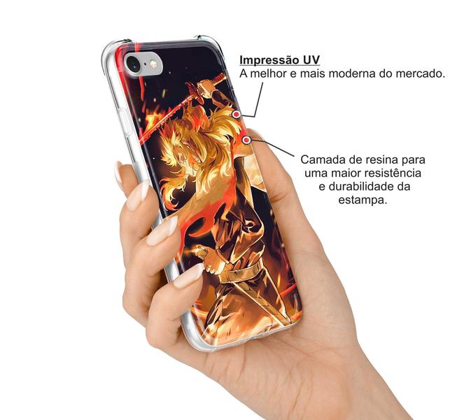 Imagem de Capinha Capa para celular Samsung Galaxy A11 A21S A31 A51 A71 Demon Slayer Rengoku Anime DMS5