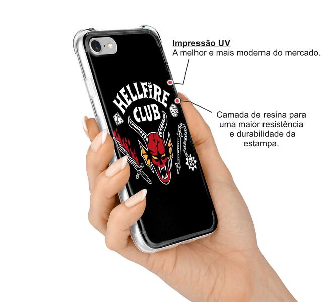 Imagem de Capinha Capa para celular Samsung Galaxy A13 A23 A33 A53 A73 5G Hellfire Club Stranger Things ST16