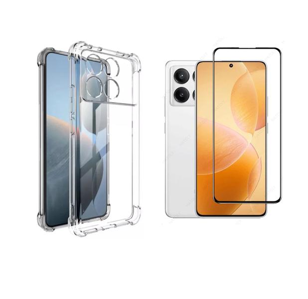 Imagem de Capinha Case Capa Anti Impacto + Pelicula Vidro 3d Compativel Xiaomi Poco X6 Pro