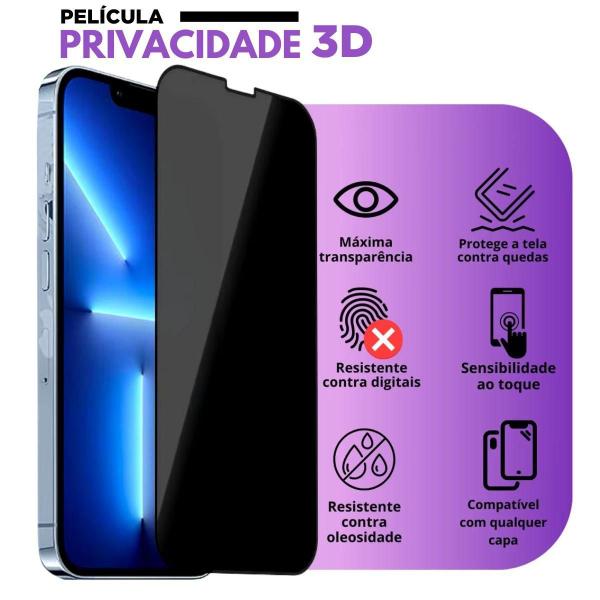 Imagem de Capinha Galaxy A16 + Película Privacidade 3D Blindada- Armyshield