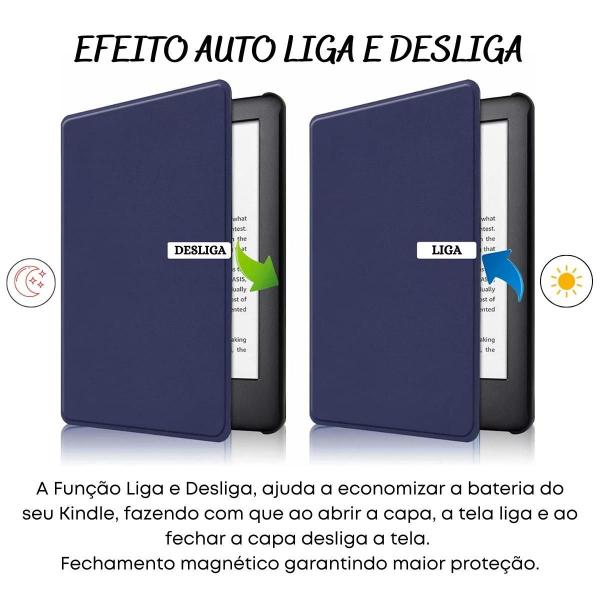 Imagem de Capinha Magnética Para Kindle 11 Geração C2V2L3 + Película