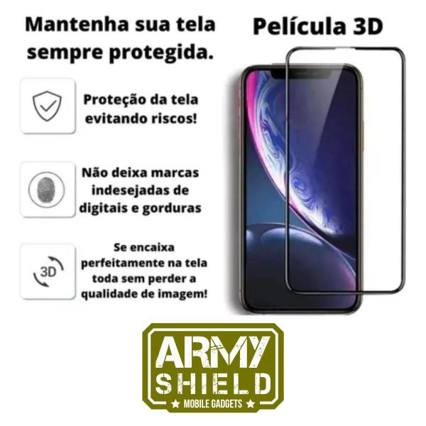 Imagem de Capinha para Galaxy A05 + Suporte Veicular + Pelicula de Vidro 3D - Armyshield